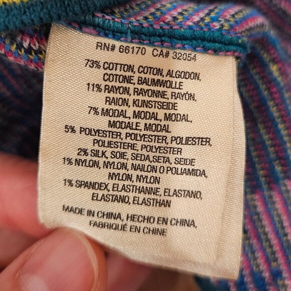 Anthropologie Laine Floral Knit Emerald Green Crew Neck Women's Sweater - Picture 4 of 5